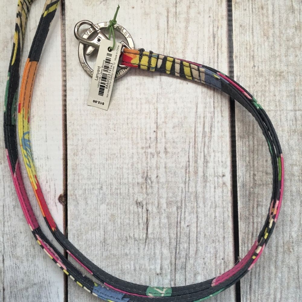 Vera Bradley Lanyard in Jazzy Blooms